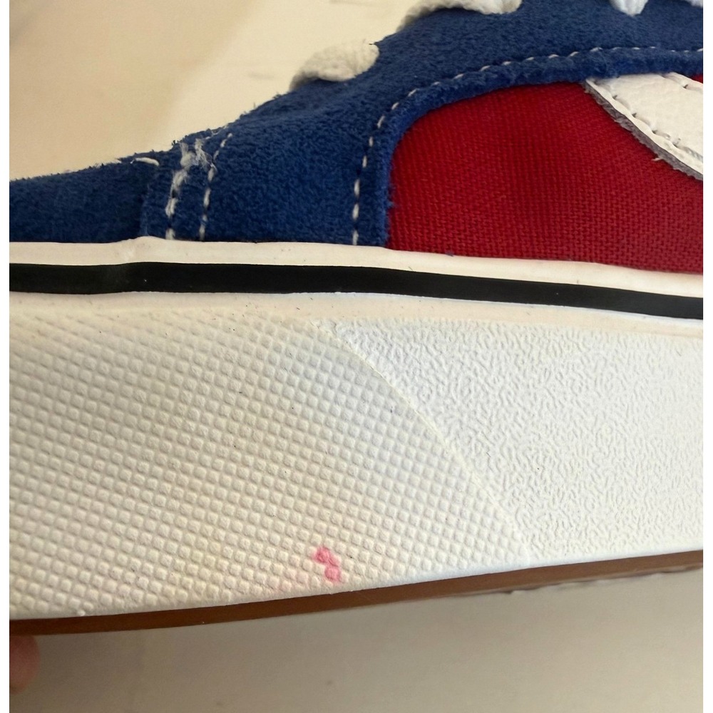 VANS Shoes Mens Size 8.5 Womens 10 Multicolor Suede Canvas High Top Sk8-Hi - Picture 8 of 8